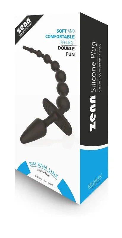 ZennSiliconeAnalBead&TailPlug