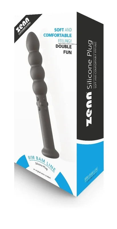 ZennSiliconeDildo&Plugblack
