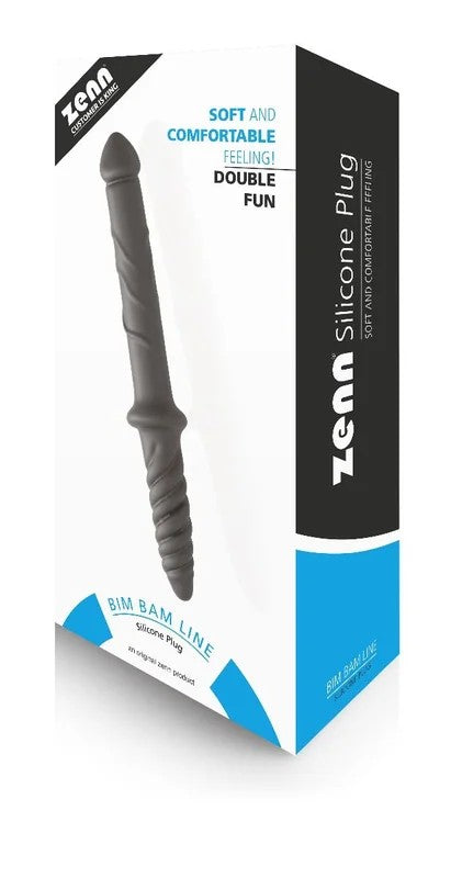 ZennSiliconeDoubleFunAnalPlugDildo